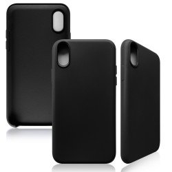 iPhone X (Ten) Soft Touch Slim Flexible Case (Black)